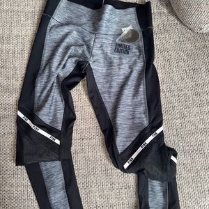 Gray and Black Limited Edition Leggings Pink Leggins
